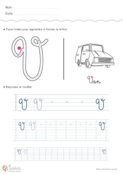 Observer la forme de la lettre V