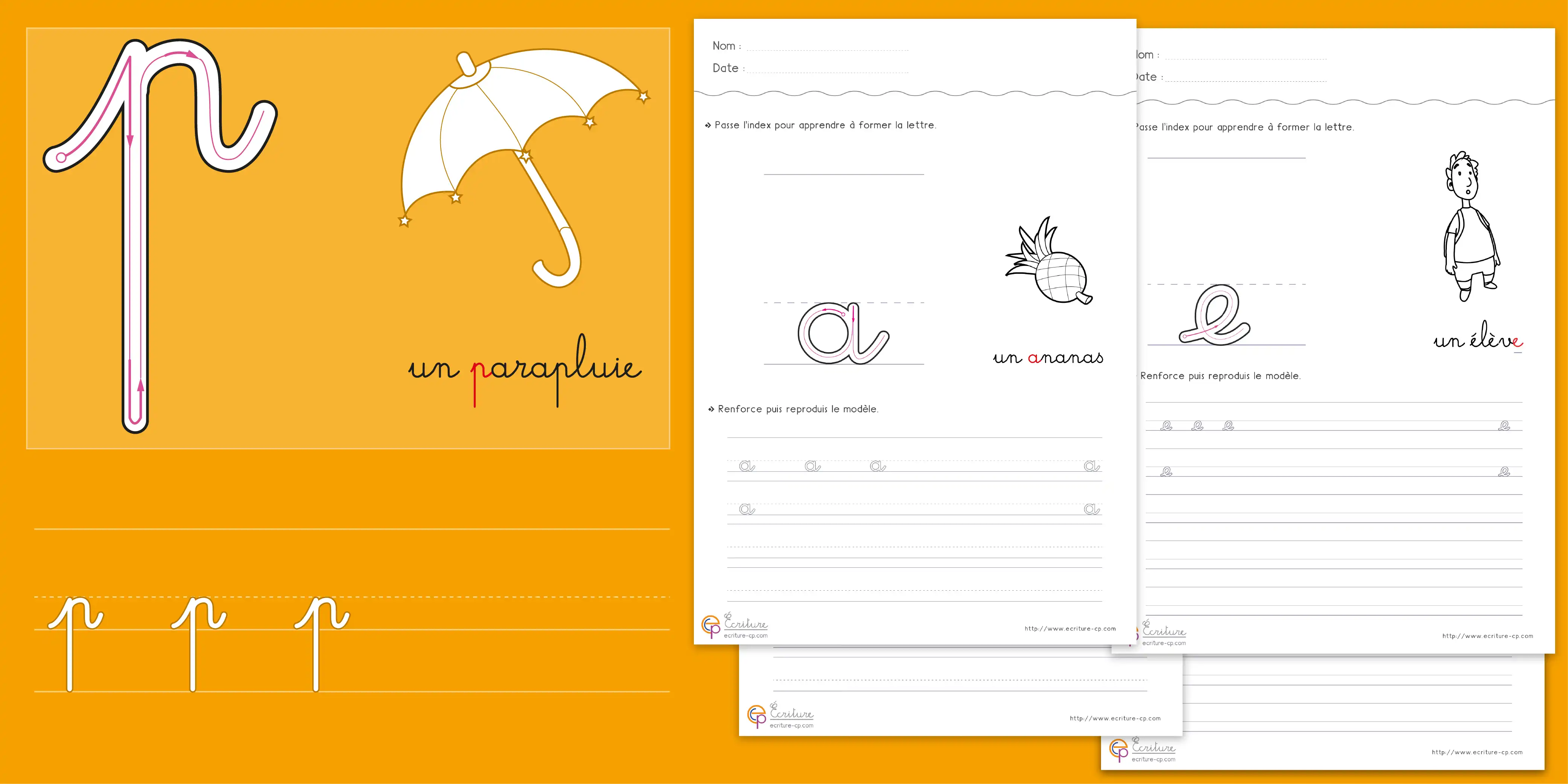 Apprendre l’alphabet en cursive minuscule